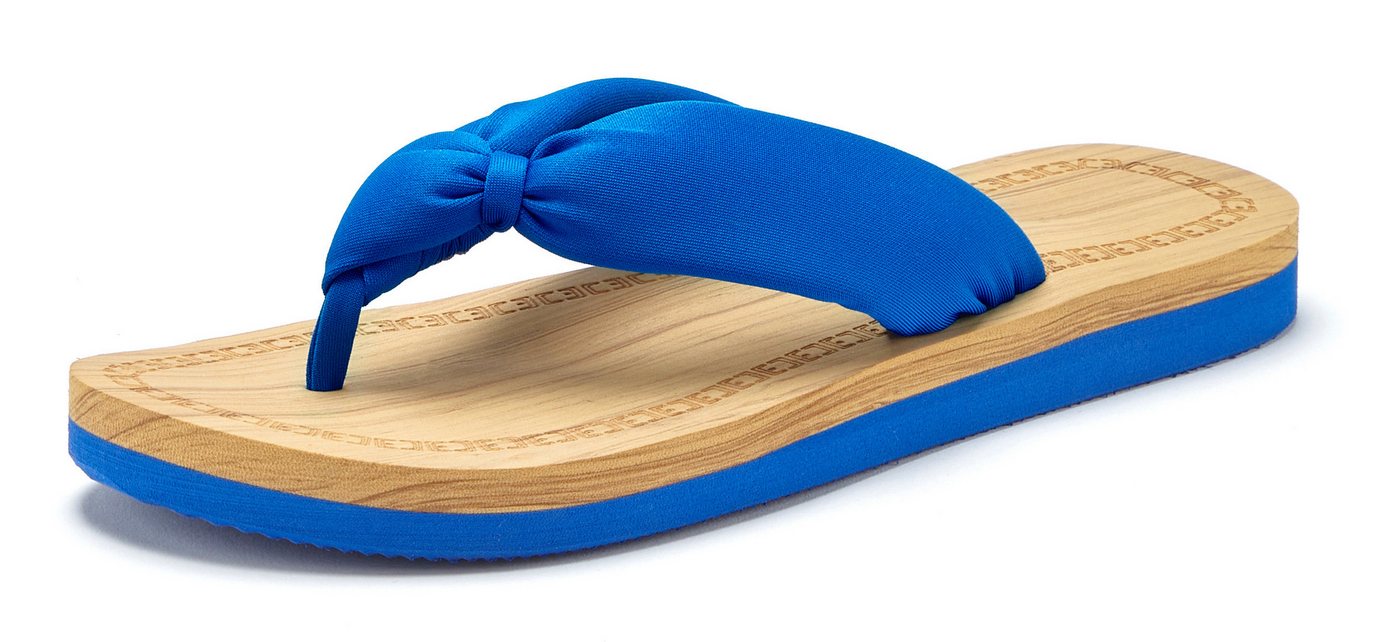 Elbsand Sandale,Badelatsche,Flip Flop,Mule, Pantolette,Badeschuhe,Sommerschuhe Badezehentrenner Zehentrenner mit wasserabweisender und ultraleichter Sohle VEGAN – Bild 2 von 5
