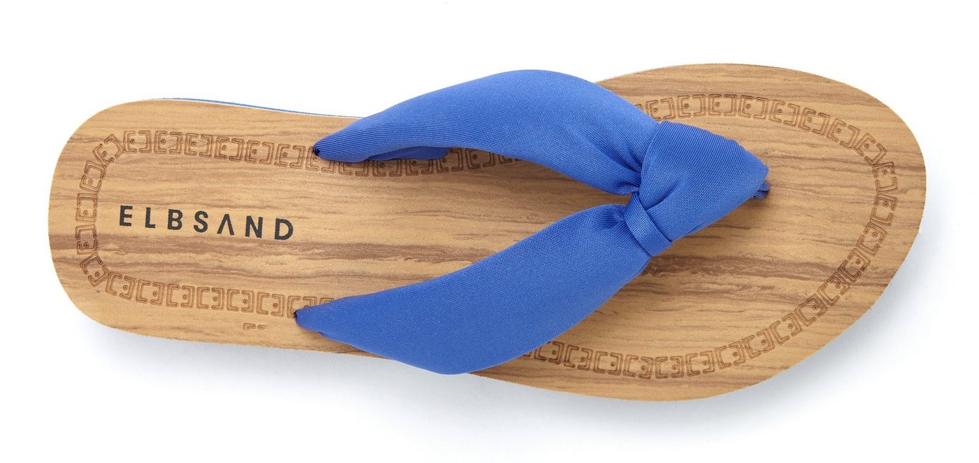 Elbsand Sandale,Badelatsche,Flip Flop,Mule, Pantolette,Badeschuhe,Sommerschuhe Badezehentrenner Zehentrenner mit wasserabweisender und ultraleichter Sohle VEGAN – Bild 3 von 5