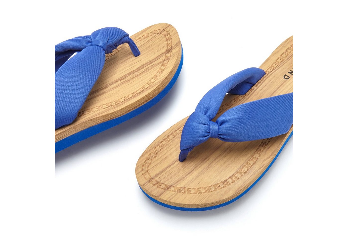 Elbsand Sandale,Badelatsche,Flip Flop,Mule, Pantolette,Badeschuhe,Sommerschuhe Badezehentrenner Zehentrenner mit wasserabweisender und ultraleichter Sohle VEGAN – Bild 4 von 5