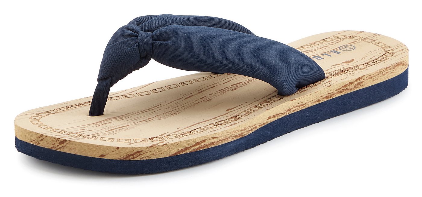 Elbsand Sandale,Badelatsche,Flip Flop,Mule, Pantolette,Badeschuhe,Sommerschuhe Badezehentrenner Zehentrenner mit wasserabweisender und ultraleichter Sohle VEGAN – Bild 2 von 5