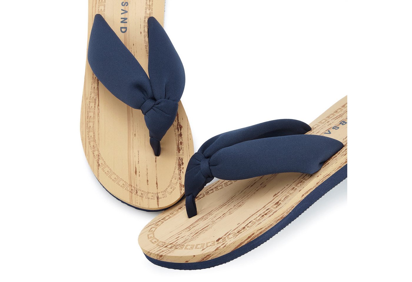 Elbsand Sandale,Badelatsche,Flip Flop,Mule, Pantolette,Badeschuhe,Sommerschuhe Badezehentrenner Zehentrenner mit wasserabweisender und ultraleichter Sohle VEGAN – Bild 5 von 5