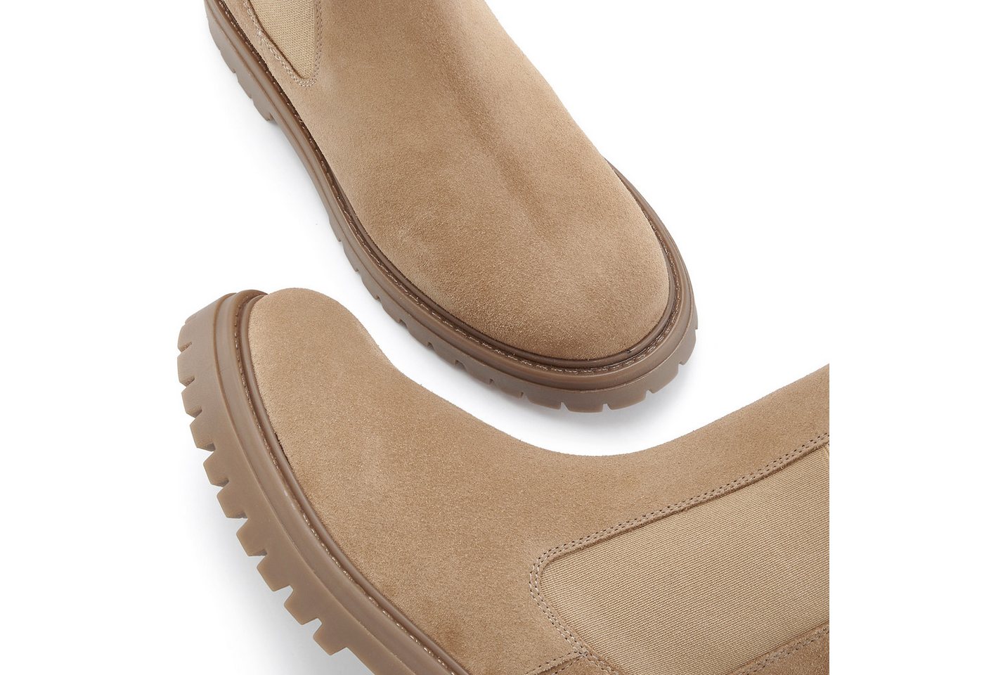 Elbsand Schlupfstiefel, Bikerboots, Sommerstiefelette, Lederstiefelette Stiefelette Chelseaboots aus weichem Leder mit Stretch-Einsätzen – Bild 4 von 5
