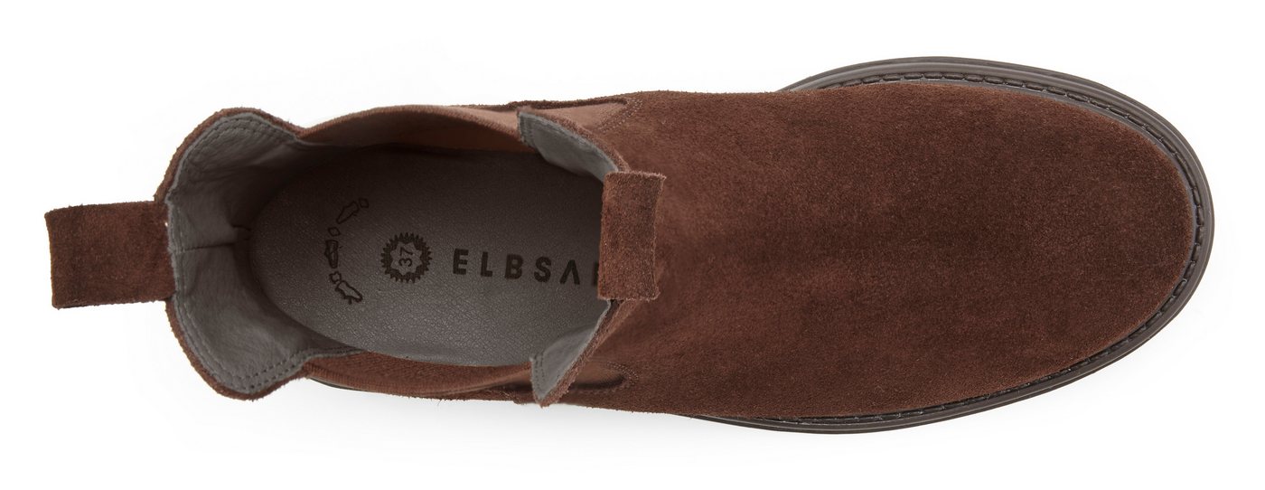 Elbsand Schlupfstiefel, Bikerboots, Sommerstiefelette, Lederstiefelette Stiefelette Chelseaboots aus weichem Leder mit Stretch-Einsätzen – Bild 3 von 5