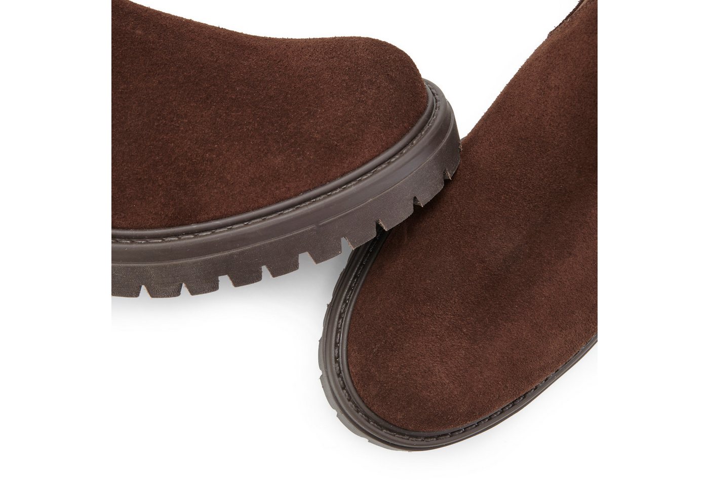 Elbsand Schlupfstiefel, Bikerboots, Sommerstiefelette, Lederstiefelette Stiefelette Chelseaboots aus weichem Leder mit Stretch-Einsätzen – Bild 4 von 5