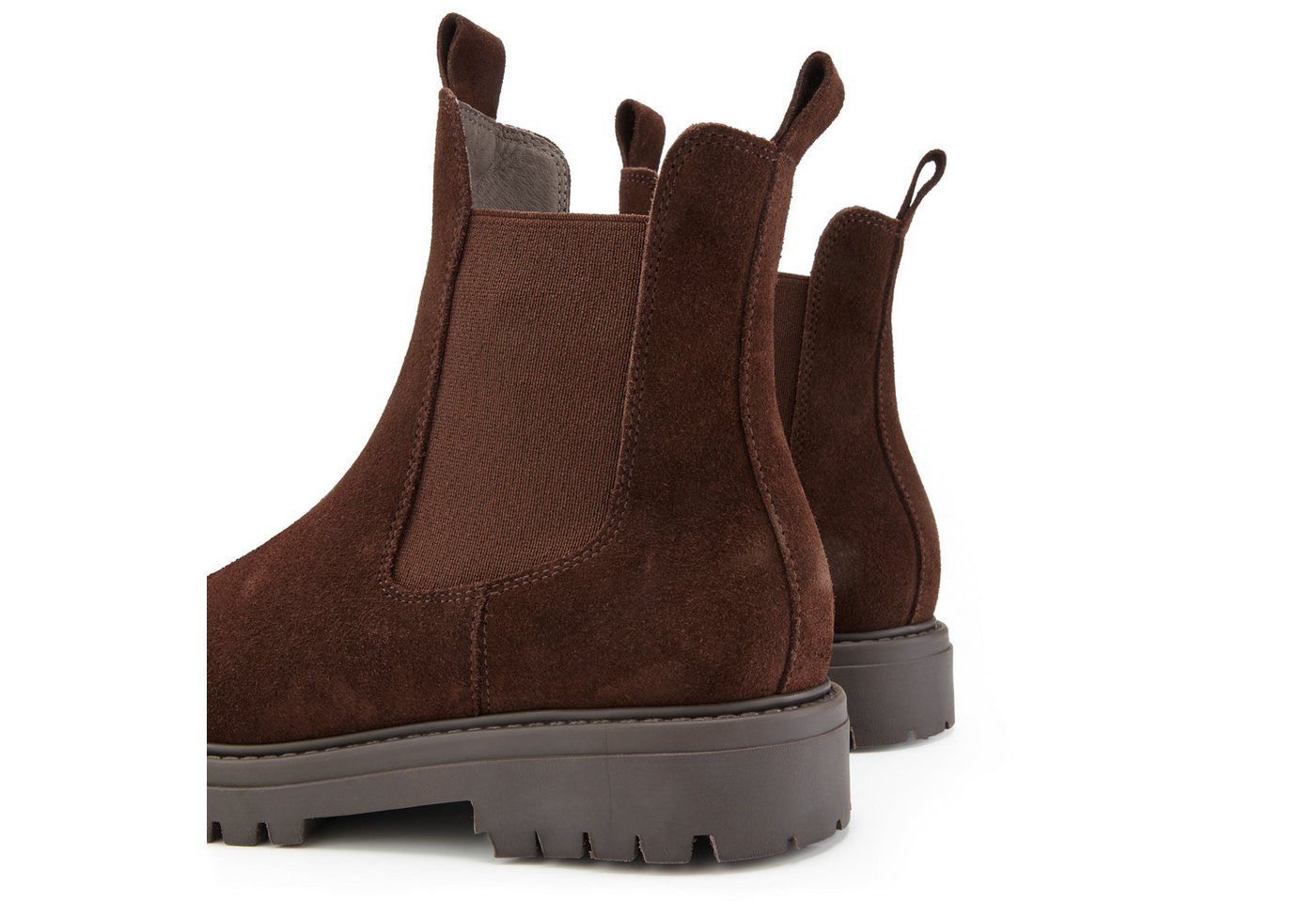 Elbsand Schlupfstiefel, Bikerboots, Sommerstiefelette, Lederstiefelette Stiefelette Chelseaboots aus weichem Leder mit Stretch-Einsätzen – Bild 5 von 5