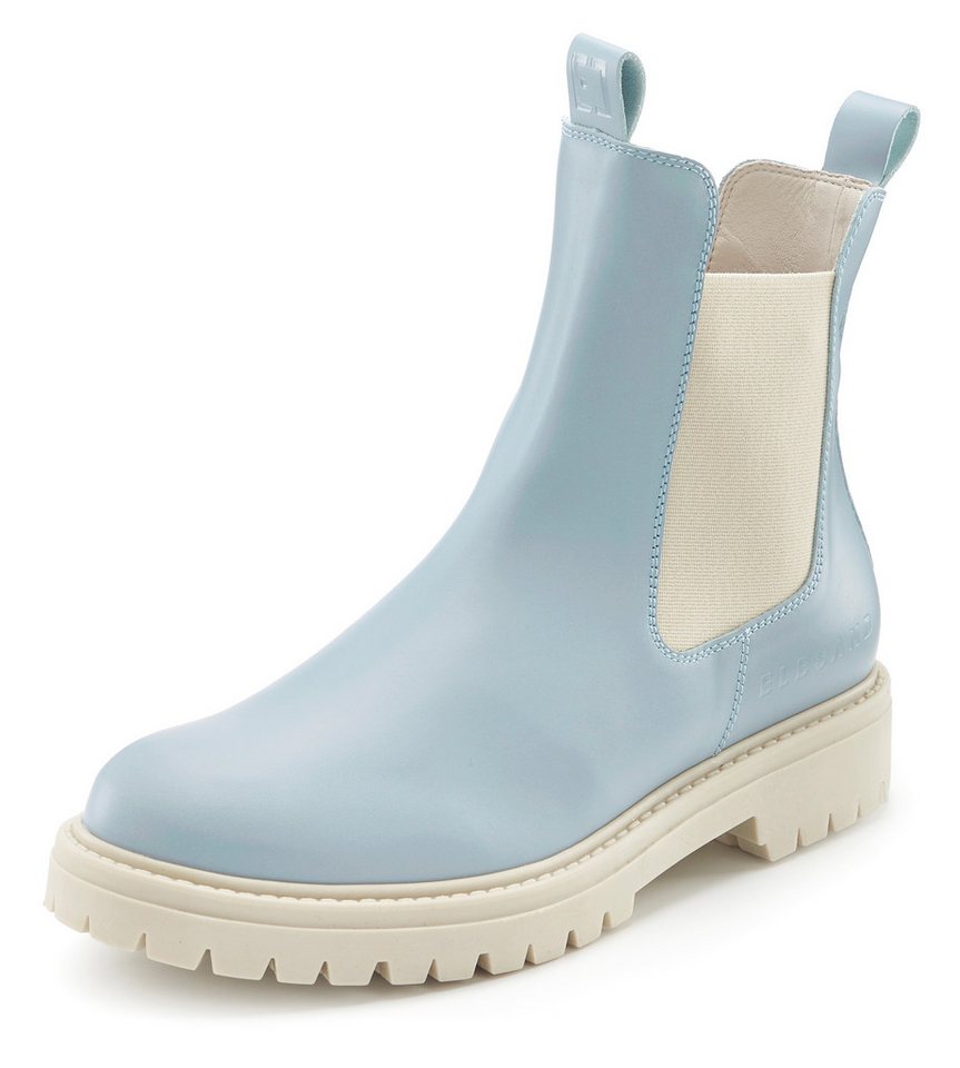 Elbsand Schlupfstiefel, Bikerboots, Sommerstiefelette, Lederstiefelette Stiefelette Chelseaboots aus Leder mit Stretch-Einsätzen – Bild 2 von 5