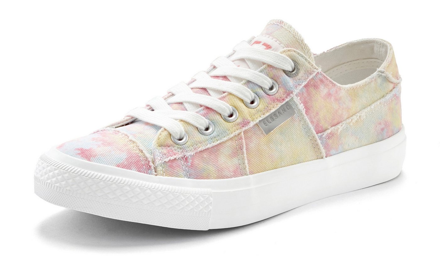 Elbsand Schnürschuh, Stoffschuhe, Textilschuhe, Turnschuh, Freizeitschuh Sneaker Schnürhalbschuh aus Textil in modernem Used-Look VEGAN – Bild 3 von 5