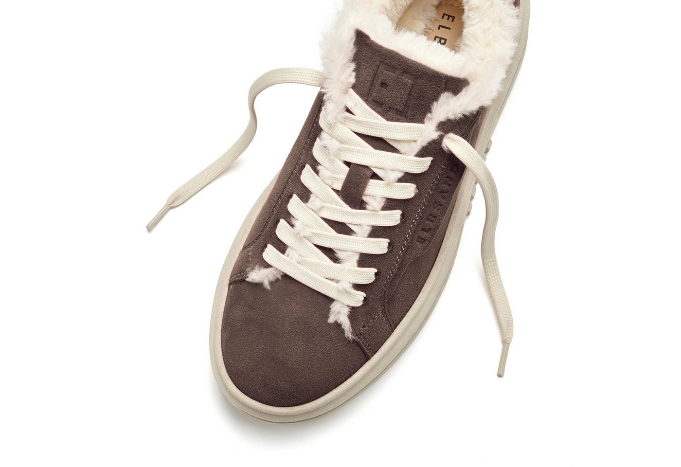 Elbsand Schnürschuh, Turnschuh, Schnürhalbschuh, Freizeitschuh, Ledersneaker Sneaker NEU aus Leder mit kuscheligem Warmfutter und Plateausohle – Bild 4 von 5