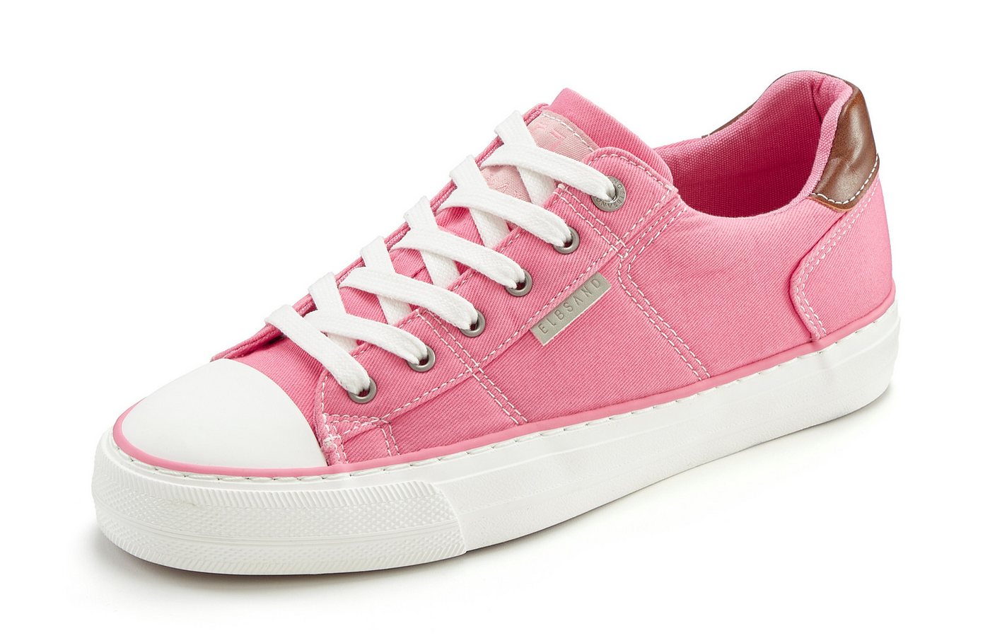 Elbsand Schnürschuh, Freizeitschuh, Stoffschuh, Halbschuh, Turnschuh Sneaker Schnürhalbschuh aus weichem Textilmaterial Unisex VEGAN – Bild 2 von 5