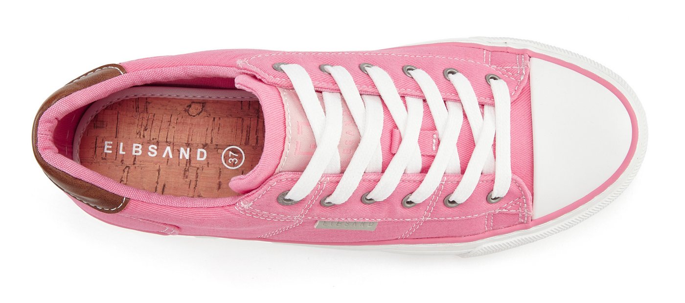 Elbsand Schnürschuh, Freizeitschuh, Stoffschuh, Halbschuh, Turnschuh Sneaker Schnürhalbschuh aus weichem Textilmaterial Unisex VEGAN – Bild 3 von 5