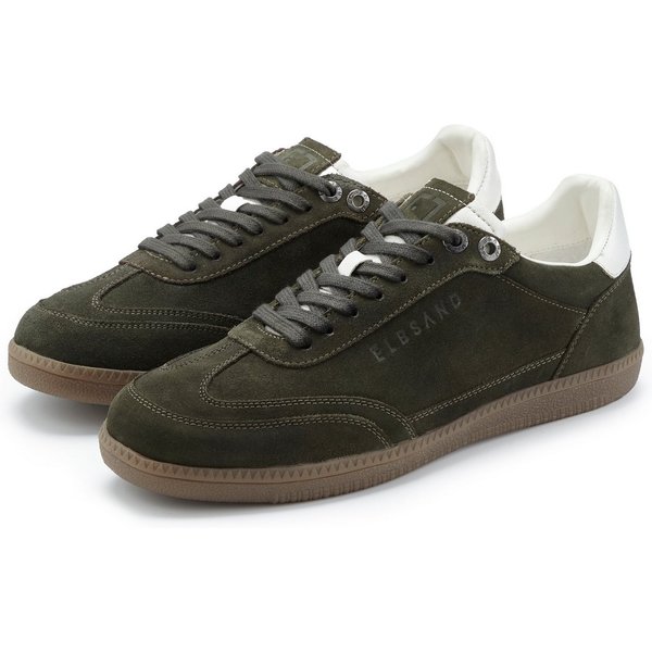 Elbsand Schnürschuh, Retro Sneaker, Lederschuh, Halbschuh, Ledersneaker Sneaker NEU Freizeitschuh, Schnürhalbschuh, Turnschuh aus Leder im Retro-Look