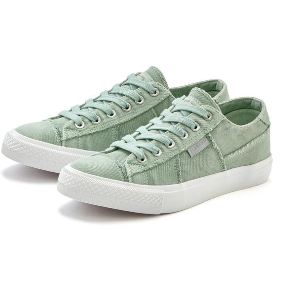 Elbsand Schnürschuh, Stoffschuhe, Textilschuhe, Turnschuh, Freizeitschuh Sneaker Schnürhalbschuh aus Textil in modernem Used-Look VEGAN