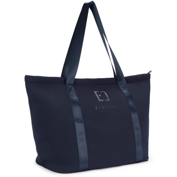 Elbsand Shopper Henkeltasche, Sommertasche, Strandtasche, Saunatasche, Badetasche, NEU Einkaufstasche, große Handtasche im modischen Neopren-Look VEGAN