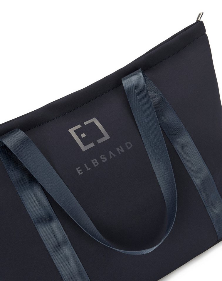 Elbsand Shopper Henkeltasche, Sommertasche, Strandtasche, Saunatasche, Badetasche, NEU Einkaufstasche, große Handtasche im modischen Neopren-Look VEGAN – Bild 4 von 4