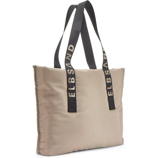 Elbsand Shopper Schultertasche, Saunatasche, Wellnesstasche, Einkaufstasche, Badetasche, Strandtasche, Henkeltasche aus weichem Material VEGAN