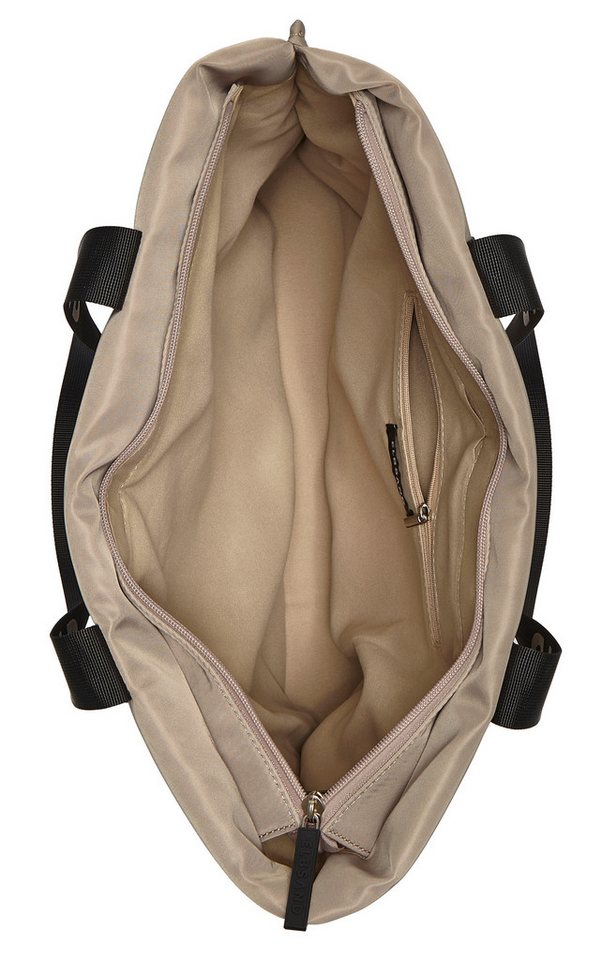 Elbsand Shopper Schultertasche, Saunatasche, Wellnesstasche, Einkaufstasche, Badetasche, Strandtasche, Henkeltasche aus weichem Material VEGAN – Bild 4 von 5
