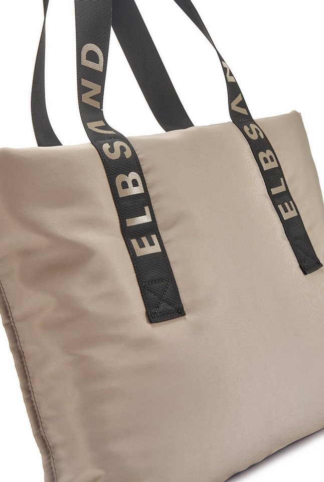 Elbsand Shopper Schultertasche, Saunatasche, Wellnesstasche, Einkaufstasche, Badetasche, Strandtasche, Henkeltasche aus weichem Material VEGAN – Bild 5 von 5