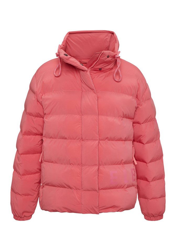 Elbsand Steppjacke mit großem Letter-Print – Bild 2 von 5