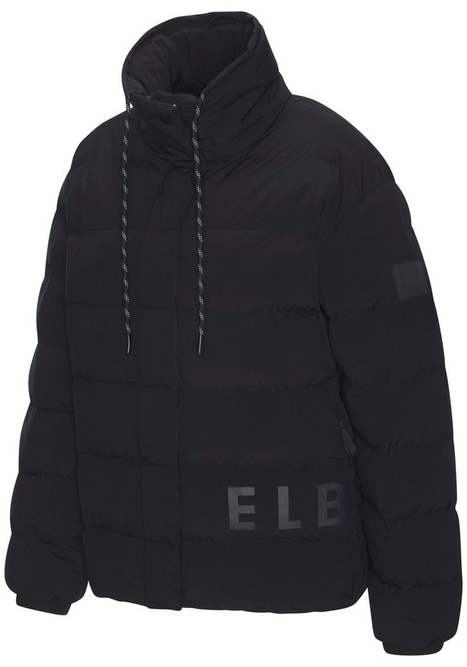 Elbsand Steppjacke mit großem Letter-Print – Bild 5 von 5