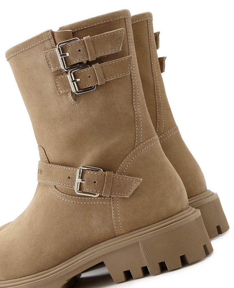 Elbsand Stiefel, Boots, Bikerboots, Lederstiefelette, Lederboots Stiefelette aus Leder mit trendigen Zierschnallen – Bild 5 von 5