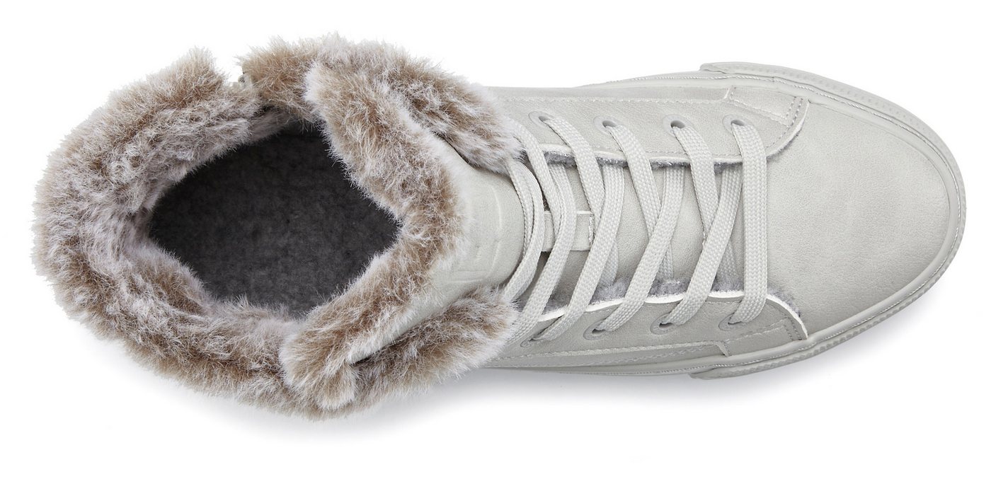 Elbsand Stiefel, Boots, Schnürstiefelette, Sneaker, Schnürschuh Stiefelette mit kuscheligem Futter VEGAN – Bild 3 von 5