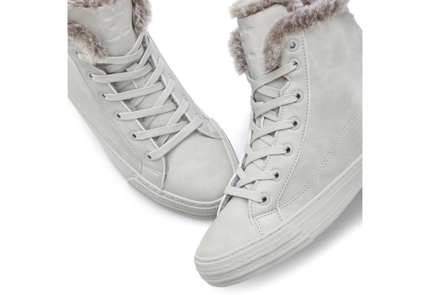 Elbsand Stiefel, Boots, Schnürstiefelette, Sneaker, Schnürschuh Stiefelette mit kuscheligem Futter VEGAN – Bild 4 von 5