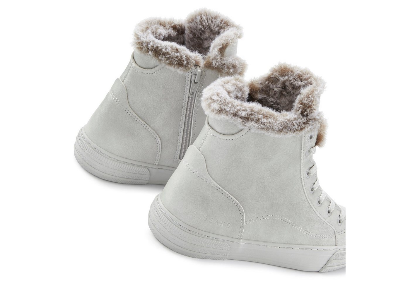 Elbsand Stiefel, Boots, Schnürstiefelette, Sneaker, Schnürschuh Stiefelette mit kuscheligem Futter VEGAN – Bild 5 von 5