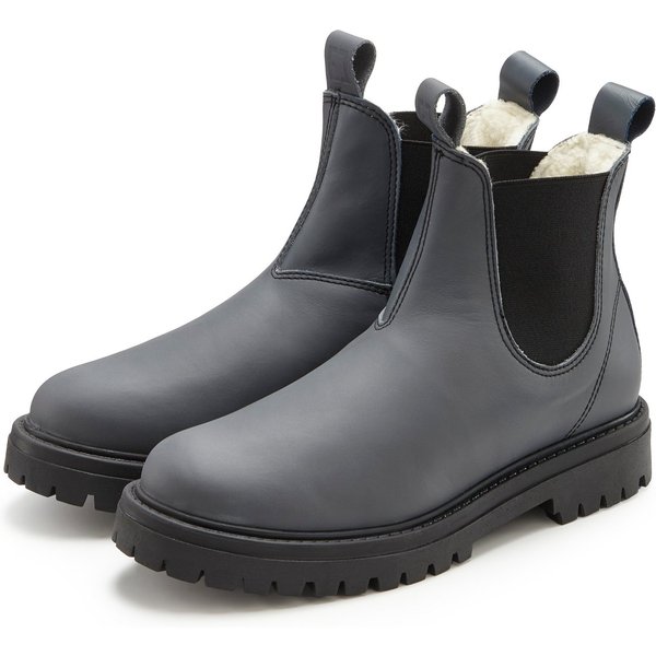 Elbsand Stiefel, Boots, Winterstiefel, Chelseaboots, Lederstiefelette Stiefelette Schlupfstiefel aus Leder im klassischen Chelsea-Look