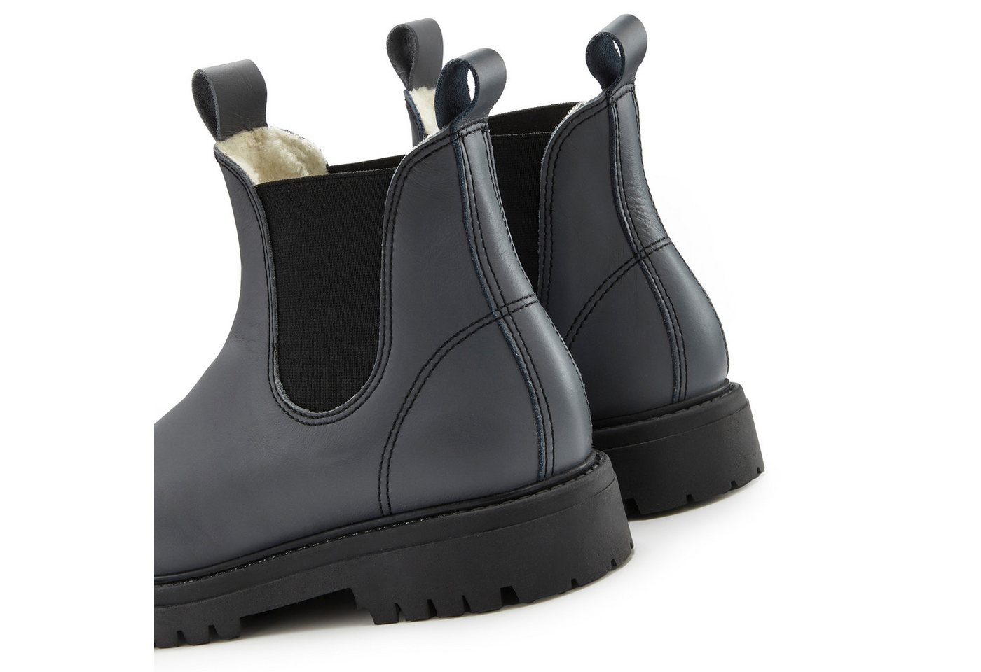 Elbsand Stiefel, Boots, Winterstiefel, Chelseaboots, Lederstiefelette Stiefelette Schlupfstiefel aus Leder im klassischen Chelsea-Look – Bild 5 von 5