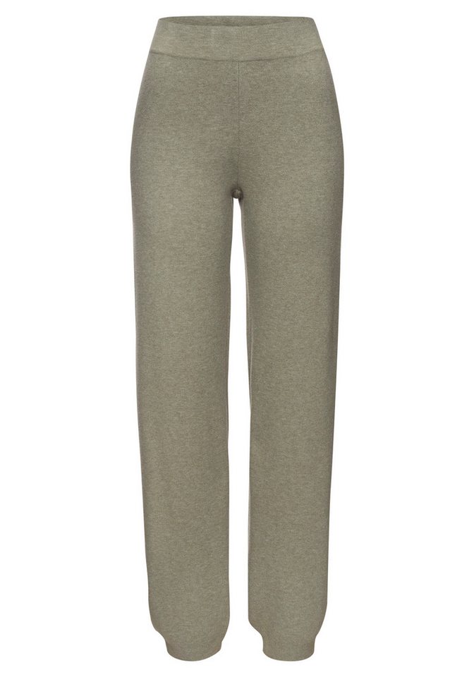 Elbsand Strickhose mit eingestricktem Logo, aus hochwertigen Feinstrick, Loungewear – Bild 2 von 5