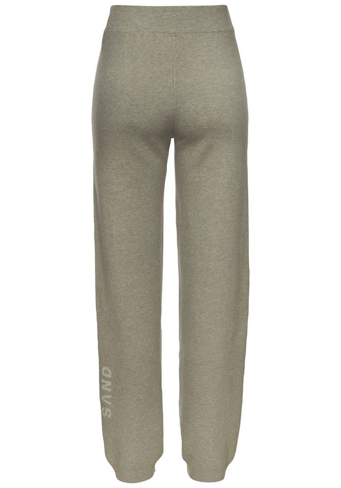 Elbsand Strickhose mit eingestricktem Logo, aus hochwertigen Feinstrick, Loungewear – Bild 4 von 5