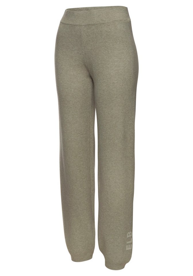 Elbsand Strickhose mit eingestricktem Logo, aus hochwertigen Feinstrick, Loungewear – Bild 5 von 5