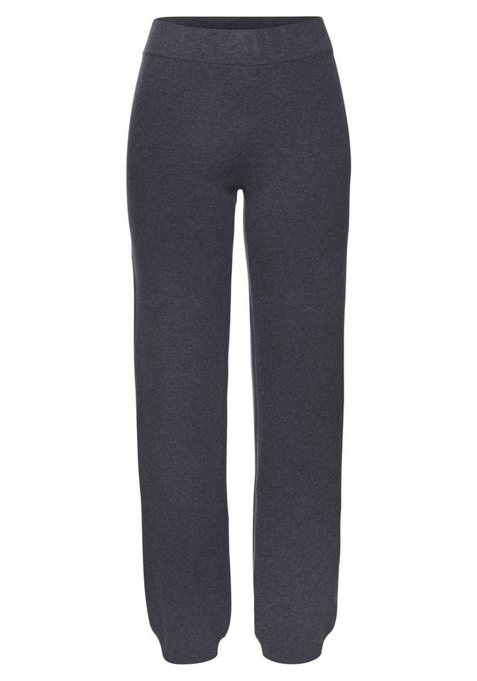 Elbsand Strickhose mit eingestricktem Logo, aus hochwertigen Feinstrick, Loungewear – Bild 2 von 5