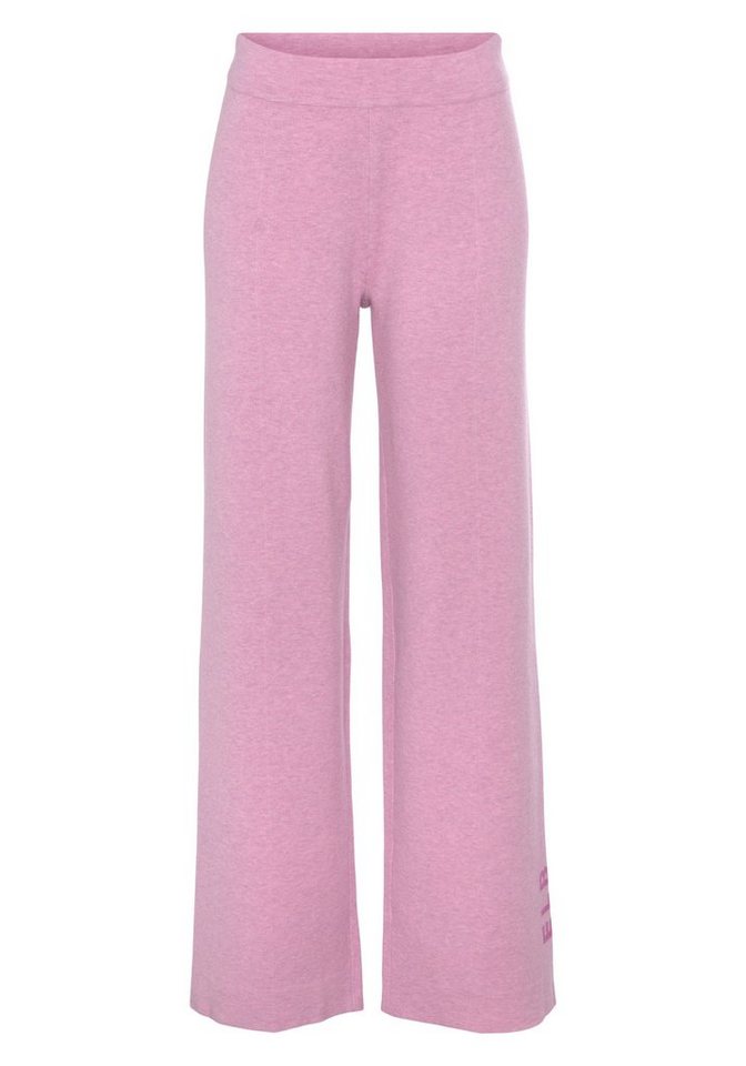 Elbsand Strickhose mit weitem Bein und eingestricktem Logo, Loungewear – Bild 2 von 5