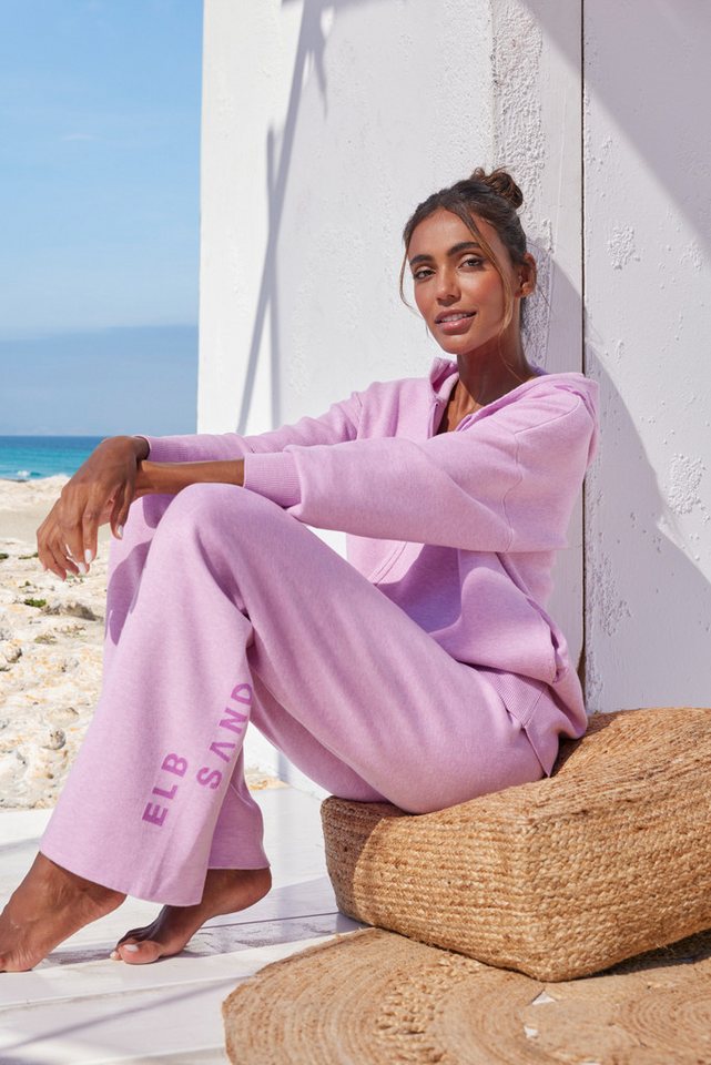 Elbsand Strickhose mit weitem Bein und eingestricktem Logo, Loungewear – Bild 3 von 5