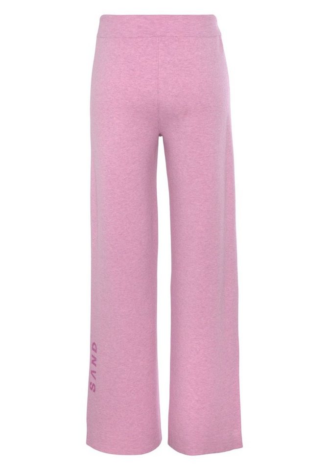 Elbsand Strickhose mit weitem Bein und eingestricktem Logo, Loungewear – Bild 4 von 5