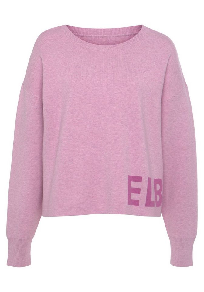 Elbsand Strickpullover aus hochwertigem Strick mit eingestricktem Logo, Loungewear – Bild 2 von 5