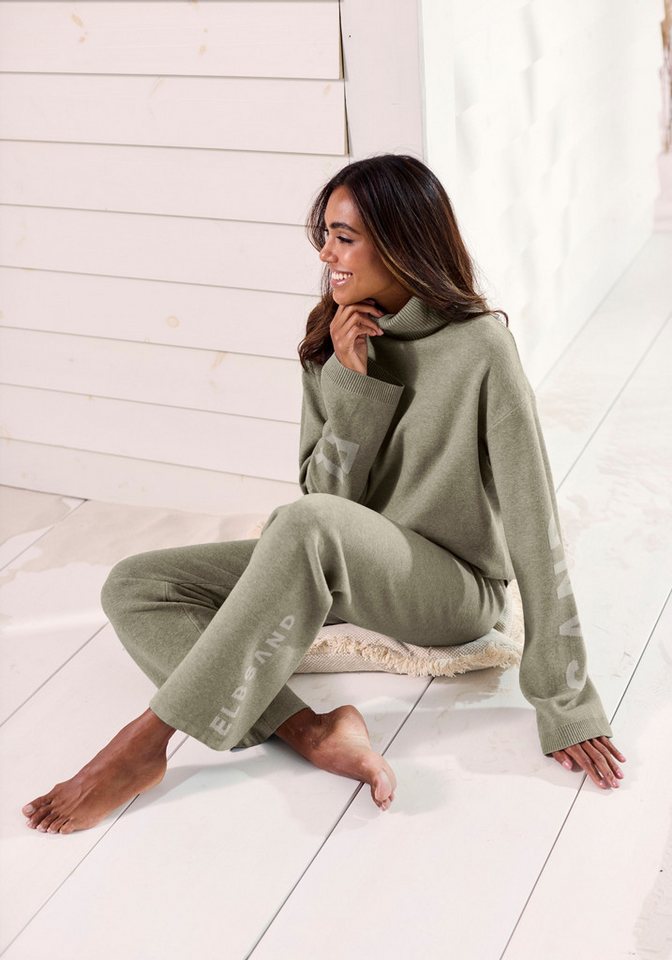 Elbsand Sweater Rollkragenpullover aus weichem Strick, Loungewear – Bild 3 von 5