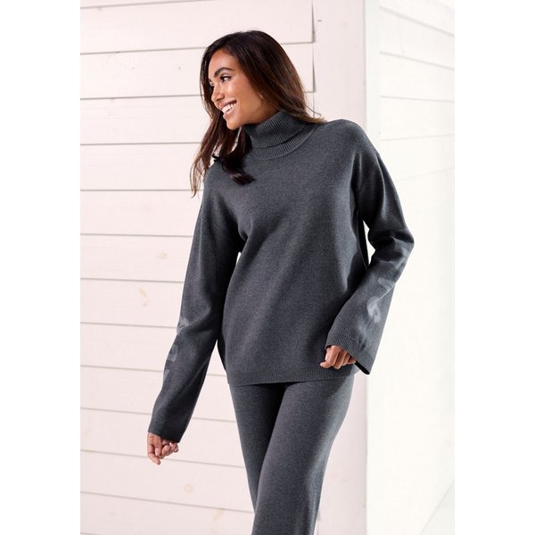 Elbsand Sweater Rollkragenpullover aus weichem Strick, Loungewear