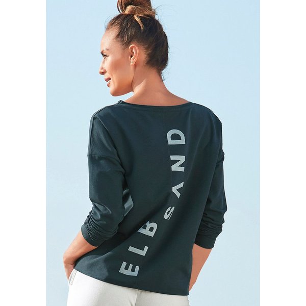 Elbsand Sweatshirt Raina mit Logoprint am Rücken, sportlich-casual