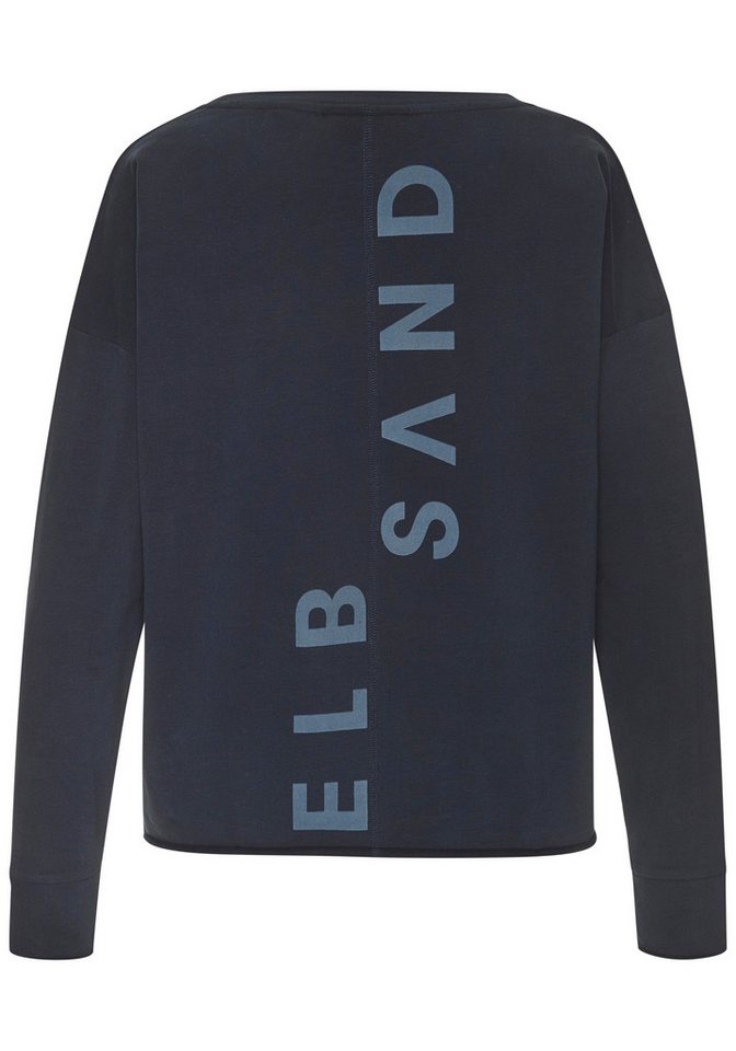 Elbsand Sweatshirt Raina mit Logoprint am Rücken, sportlich-casual – Bild 4 von 5
