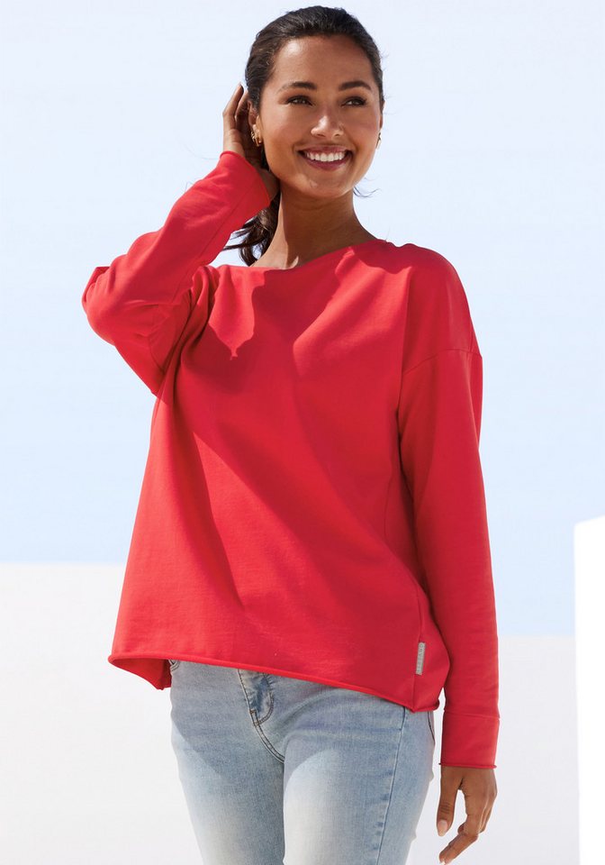 Elbsand Sweatshirt Raina mit Logoprint am Rücken, sportlich-casual – Bild 3 von 5