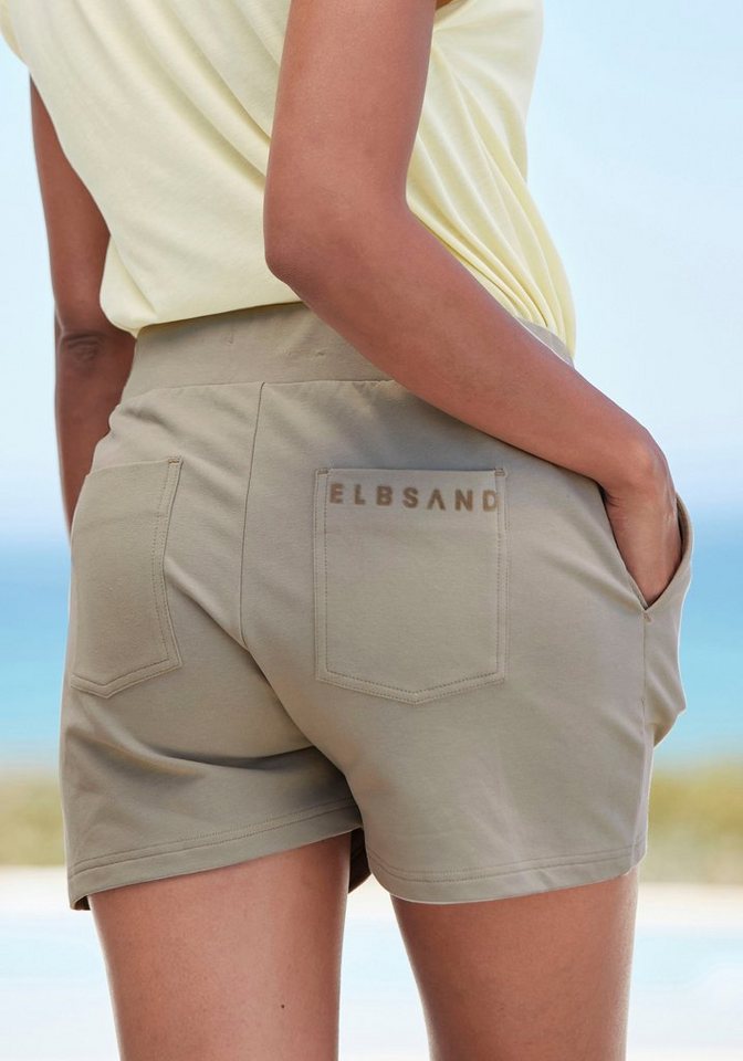Elbsand Sweatshorts Melros mit Taschen, kurze Hose aus Baumwolle, Strandhose, sportlich-casual – Bild 3 von 5