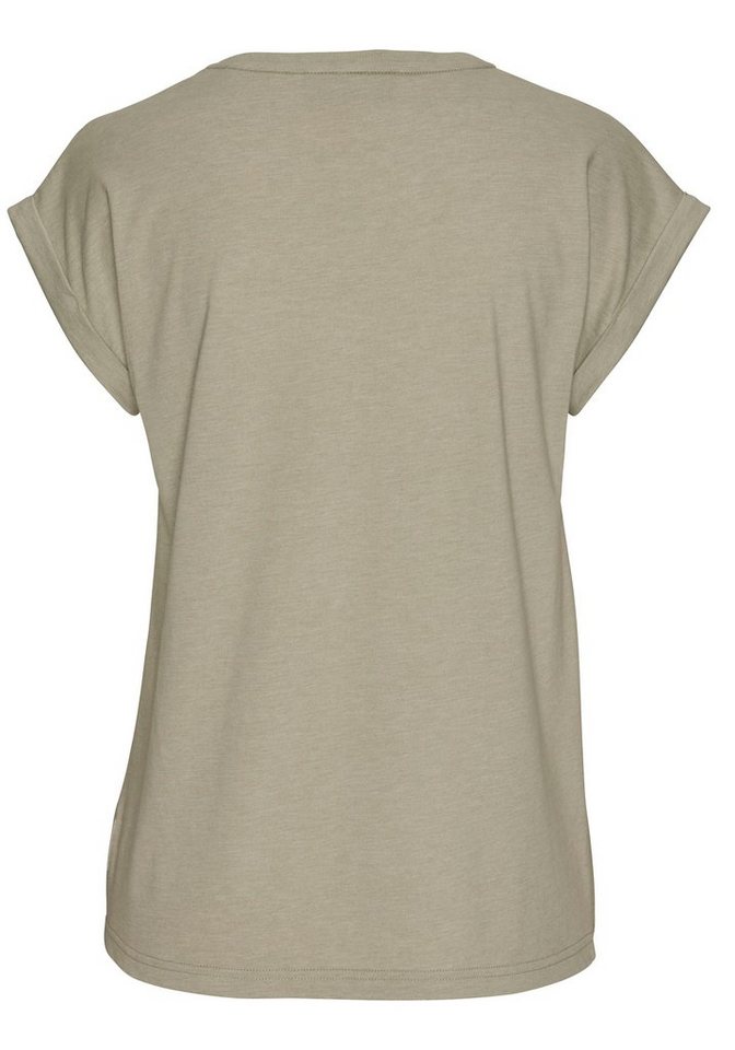 Elbsand T-Shirt Eldis mit Logodruck, Kurzarmshirt aus Baumwoll-Mix, sportlich-casual – Bild 4 von 5