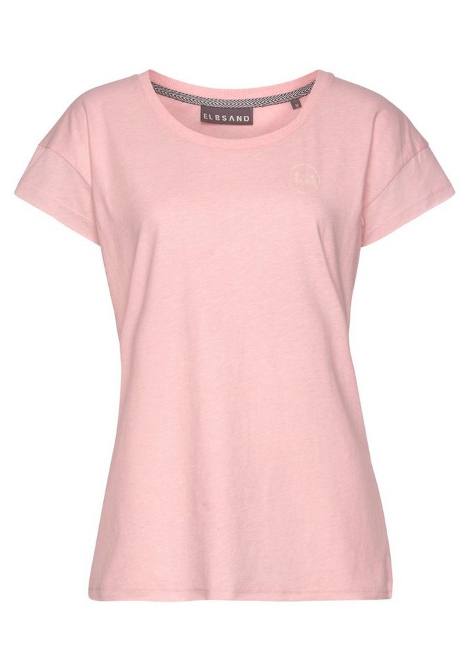 Elbsand T-Shirt Ranva mit Logodruck, Kurzarmshirt aus Baumwoll-Mix, sportlich – Bild 2 von 5