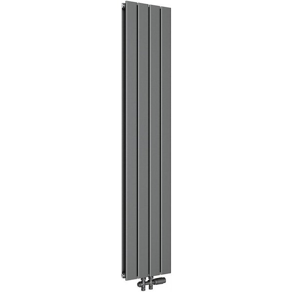 ELEGANT Heizkörper Design Flachheizkörper mit Multiblock,Einlagig/Doppellagig, 1600/1800x311mm, Vertikal Mittelanschluss