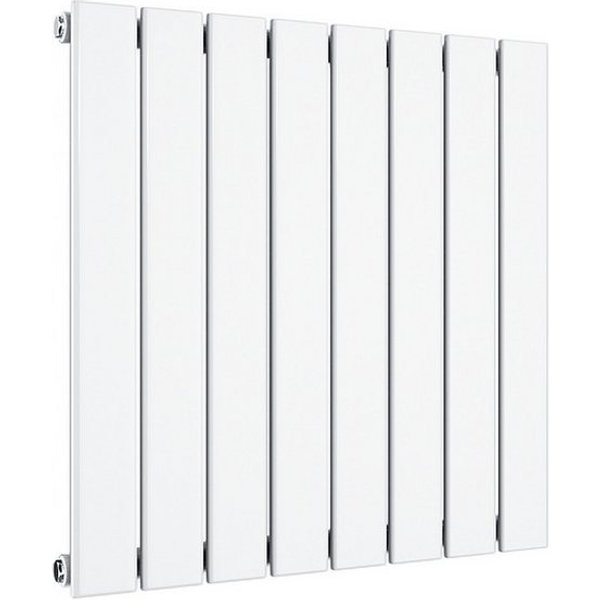 ELEGANT Heizkörper Flachheizkörper Weiß, 61.9 cm x 63 cm, Design mit Multiblock, Doppellagig / Einlagig