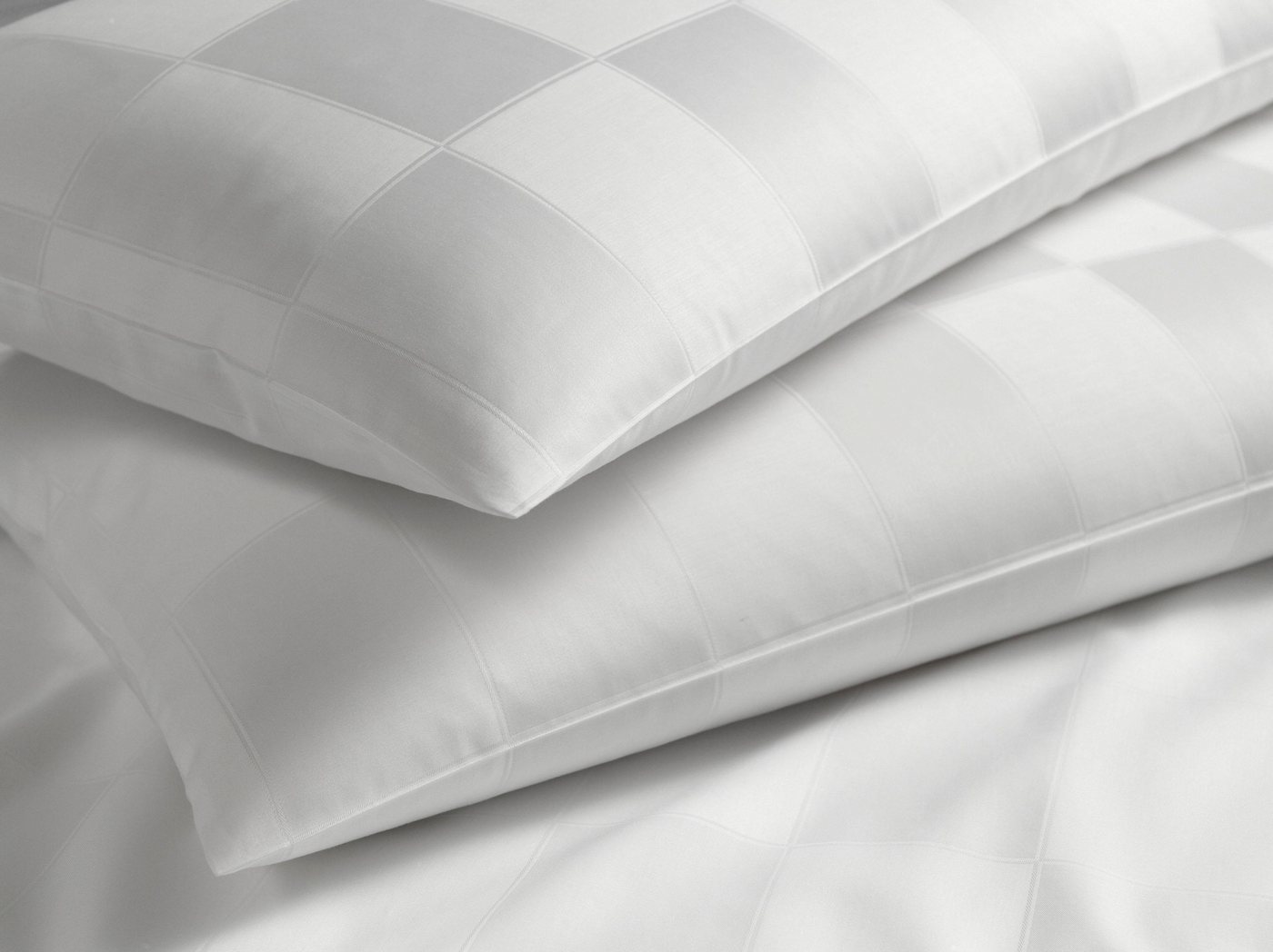 Elegante Bettwäsche Courage, Mako-Satin, 2 teilig, im modernen Karodesign – Bild 3 von 4