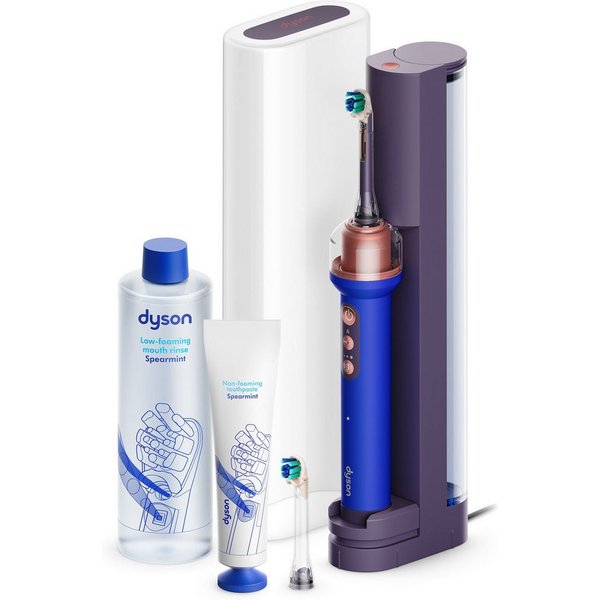 DYSON Elektrische Zahnbürste Dyson CameraJet™, Aufsteckbürsten: 2 St., Integrierte Kamera mit Gap Optical Targeting