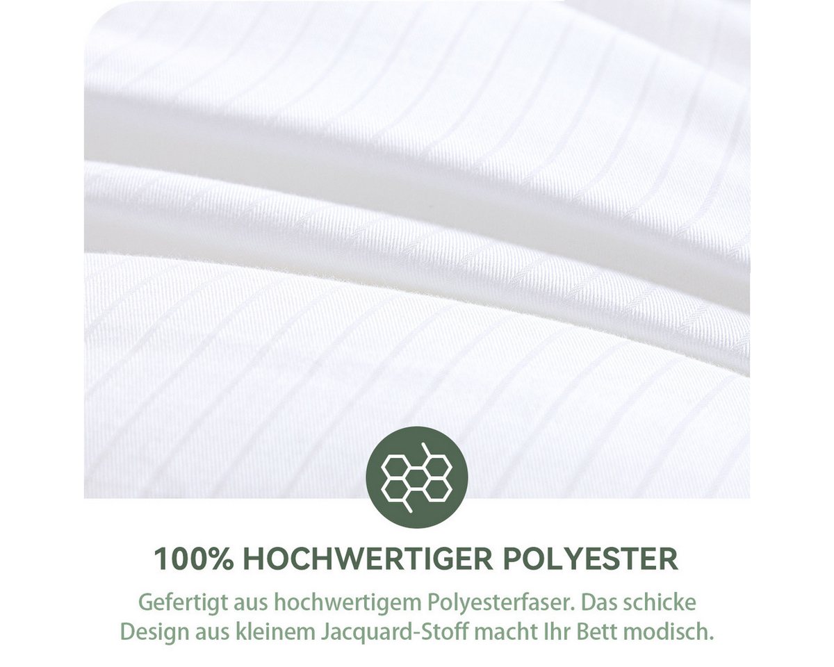 Elemuse Microfaserbettdecke Bettdecken 135x200 cm, 155x220 cm, 200x200 cm, Füllung: 100% Polyester, 4 Jahreszeiten, Atmungsaktiv Ganzjahresdecke, Anti-Allergie, – Bild 4 von 5
